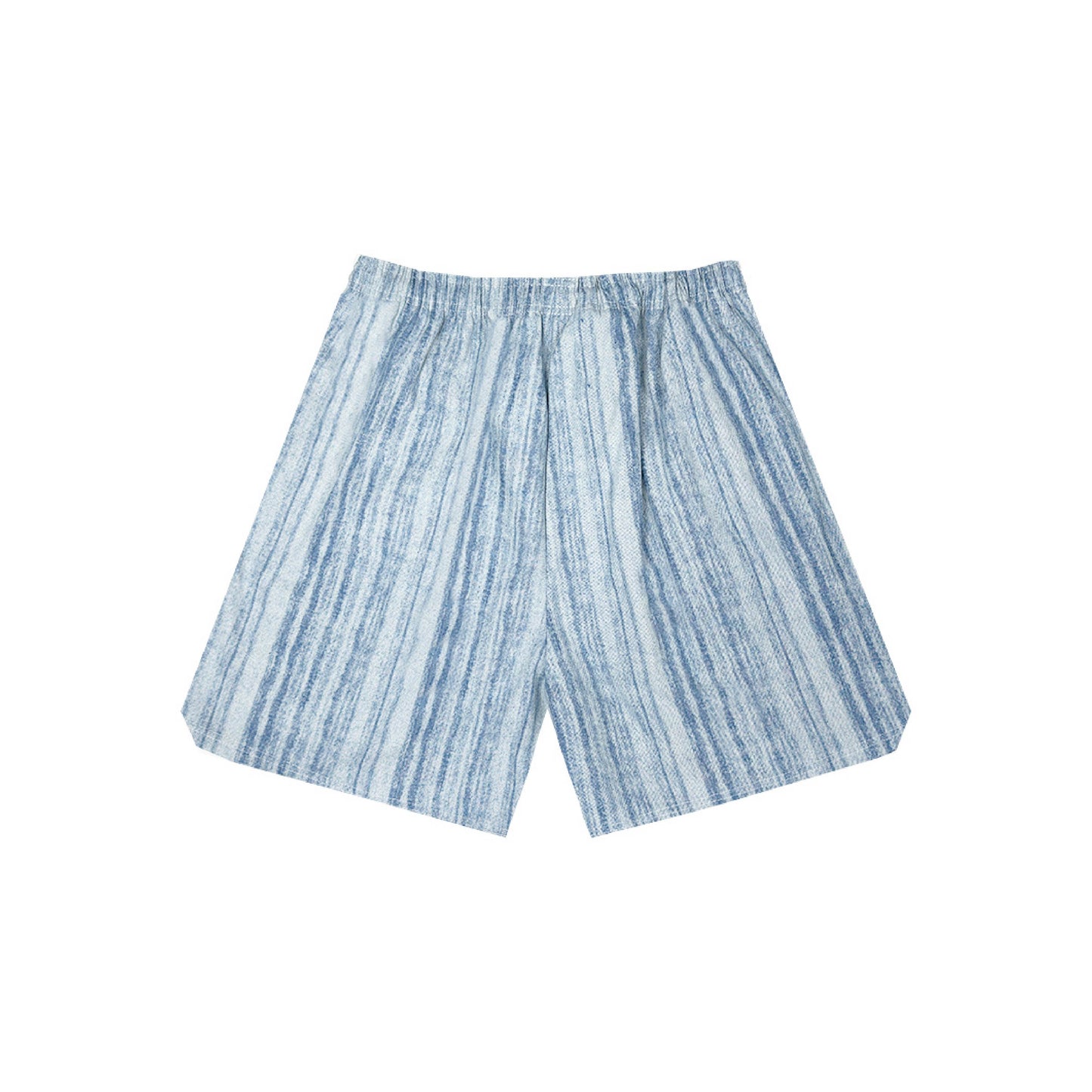 SWISH - Vertical Striped Denim Shorts