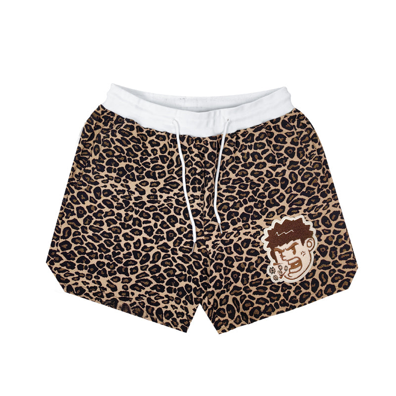 STBI Casual Leopard Shorts – Chill Fit × Qiqi Patch × Everyday Streetwear