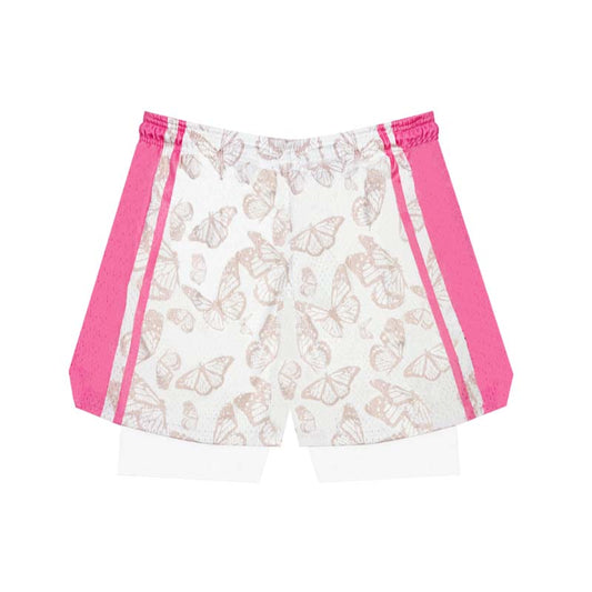 SWISH - STBI 2-in-1 Butterfly Sports Shorts – Quick-Dry × Compression Layer × Trendy Fit