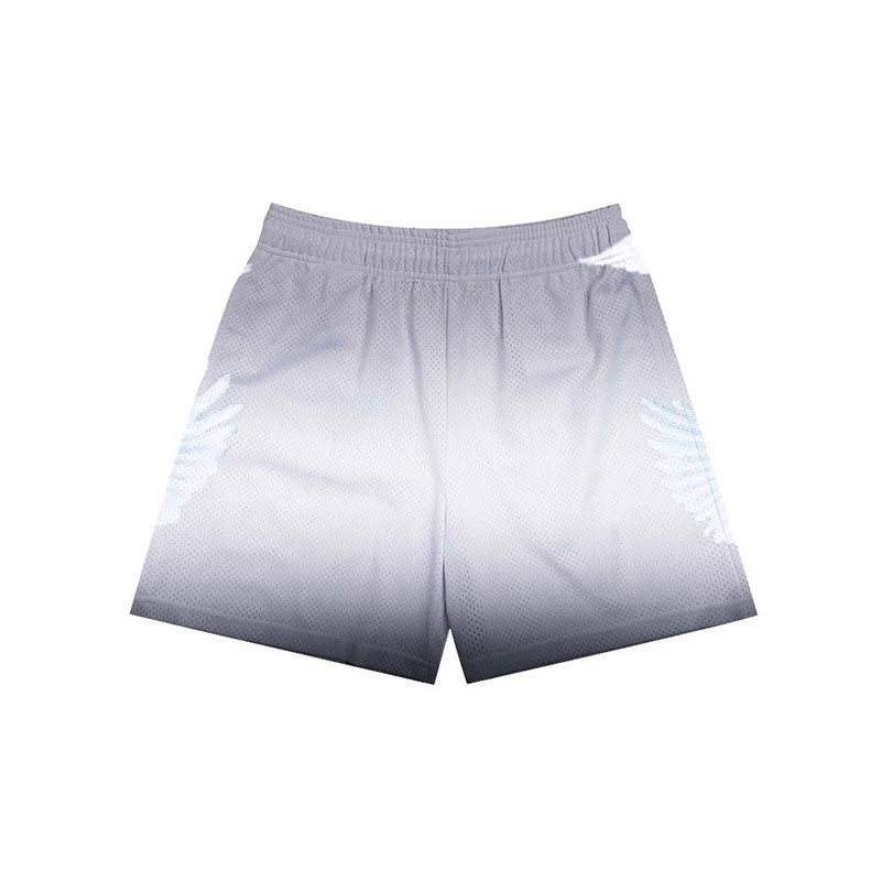 STBI Double Mesh Shorts – Peace Dove Print × Gradient Sky × Street Ball Fit