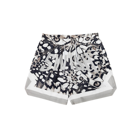 SWISH - STBI Butterfly Waffle Shorts – Lightweight Street Fit × Quick Dry Comfort