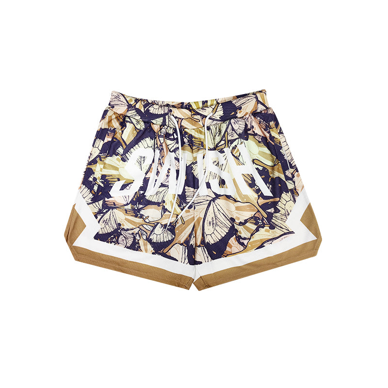 SWISH - STBI Butterfly Waffle Shorts – Lightweight Street Fit × Quick Dry Comfort
