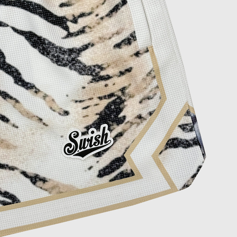 SWISH - STBI Waffle Shorts – Animal Patchwork × Quick Dry × Street Fit