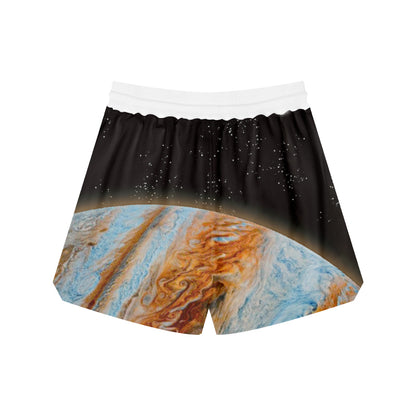 STBI Space Vision Shorts – Earth Orbit Print × Mesh Fabric × Street Ball Style