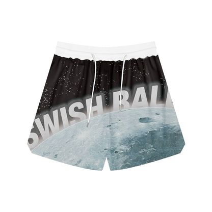 STBI Space Vision Shorts – Earth Orbit Print × Mesh Fabric × Street Ball Style